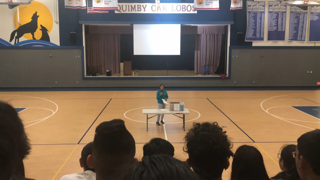 Concussion Awareness Drive at Quimby Oak Middle School